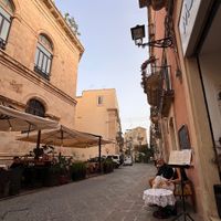 View in the street   at Moon in Siracusa