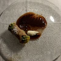 Cannolo al pistacchio  at Moon in Siracusa