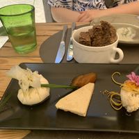 Vegan cheese platter  at Moon in Siracusa