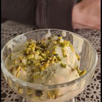 pistaccio ice cream at Moon in Siracusa