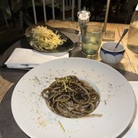 Carbonara & spaghetti al buio (menu 2025)  at Moon in Siracusa