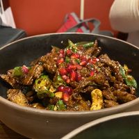 Black pepper cashew duk   at TANGRA in London