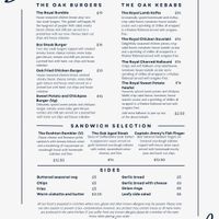 Sweet potato burger   at The Royal Oak, Rushton in Macclesfield