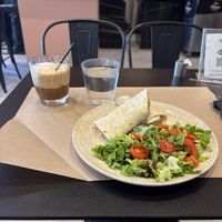 Vegan tortilla  at 1866 Street Coffee Bar in Crete