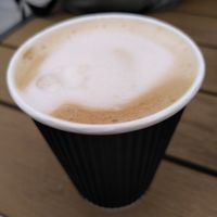 Decaf latte (October 2025) at The Old Bakery in Virginia