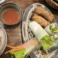 Vegan rolls three types at MẸT Vietnamese restaurant & Vegetarian Met 4 in Hà Nội