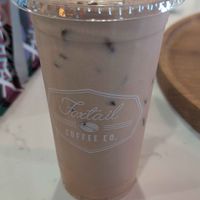 Vanilla spiced chai latte at Foxtail Coffee - Wildlight in Yulee