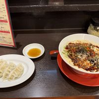 Tasty ramen and dumplings  at ANDRYU★ - らーめん薬膳担々麺　アンドリュー★ in Osaka