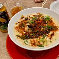 Incredible spicy vegan ramen  at ANDRYU★ - らーめん薬膳担々麺　アンドリュー★ in Osaka