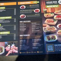 Menu 2 at Asian Box in Campbell