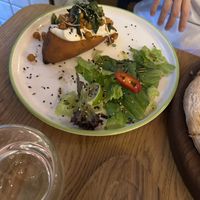 Sweet potato with chickpeas   at Cynics in Moscow