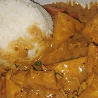 Curried Tofu at High Grade Foods Jamaican Restaurant and Bar in Colorado Springs