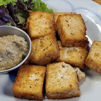 crispy tofu nuggets at Blue Wing Frog in Strasburg