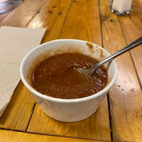 Amazing tomato soup!! at Blue Wing Frog in Strasburg