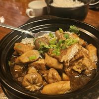 Mushrooms & tofu  at Vegan Garden Friedrichshain in Berlin