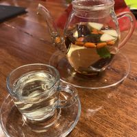 Winter tea  at Vegan Garden Friedrichshain in Berlin