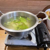 Vegetarian broth (ask to omit egg)  at 佐一茶屋 in Chiayi County