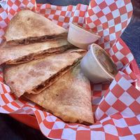 Jen’s BBQ Chicken Quesadilla   at The Hearty Hooligan in Hamilton