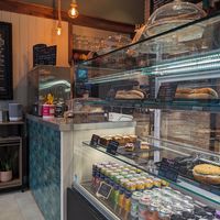 Counter at the Green fork  in Edinburgh