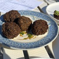 The Falafel and hummus are some of the best you will have in this region of the world.          Lots of vegan option and some dishes can be accommodated to be vegan.  at Ezov in Austin