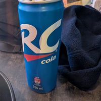 RC cola - an American soda at Kartul in Tallinn