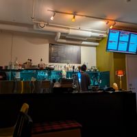 The small and cosy restaurant space at Kartul in Tallinn