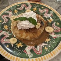 BISCOFF CRUMB, MAPLE & BANANA PANCAKES  at Bill's in Milton Keynes