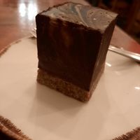 Raw chocolate cheesecake at Radhey Chai Bar in Fitzroy