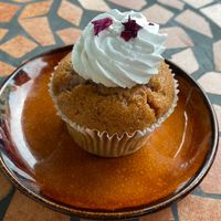 Berry cupcake   at Radhey Chai Bar in Fitzroy