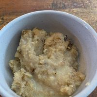 Halva with custard. Nice!  at Radhey Chai Bar in Fitzroy