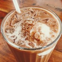 Iced chocolate at Radhey Chai Bar in Fitzroy