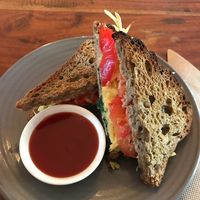 Vegan & GF Tasty  at Radhey Chai Bar in Fitzroy