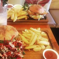 Burgers 🍔 at Radhey Chai Bar in Fitzroy