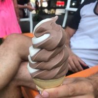 Twist cone 😍 at Ice Cream Cafe in Orleans