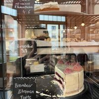 Dessert cabinet   at Café Schwestis in Sachsen