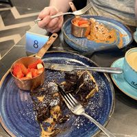 Chocolate fudge cake and biscoff cake 🤤  at The Urban Chocolatier Cardiff Bay  in Cardiff