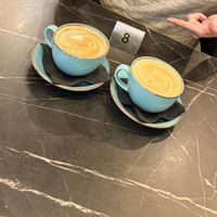 Oat milk caramel lattes   at The Urban Chocolatier Cardiff Bay  in Cardiff