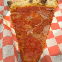 Vegan tomato   at Upside Pizza in New York