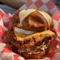 Seitan chicken  at Atlas Meat-Free Delicatessen in Miami