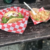 I had the Island MAC and The Gyro one bite was love and happiness  at Atlas Meat-Free Delicatessen in Miami