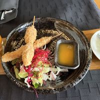 Vegane Shrimps mit Passionsfruchtsoße  at Sen Vegan in Halle