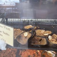Marinated aubergine (egg plant)  at Siamo Fritti in Toscana