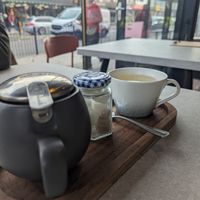 Green tea at Eaton's  in Wales