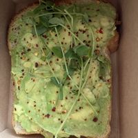 Avocado toastt  at Alchemy in Hilliard