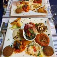 Vegan platter  at El Barroco in Cadaques