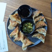 Mushroom gyoza at Uma Ramen in Stockport