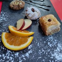 Vegan Morrocan pastries at Le Touareg in Colmar