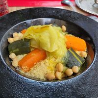 Vegan couscous at Le Touareg in Colmar