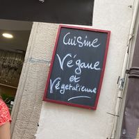 Outside  at Le Touareg in Colmar