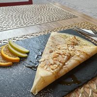Vegan crepe, a bit plain, could use more fruit or sauce on the side at Le Touareg in Colmar